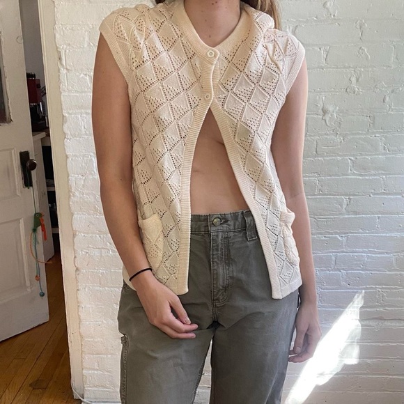 Vintage Short Sleeve Sweater - Picture 1 of 4